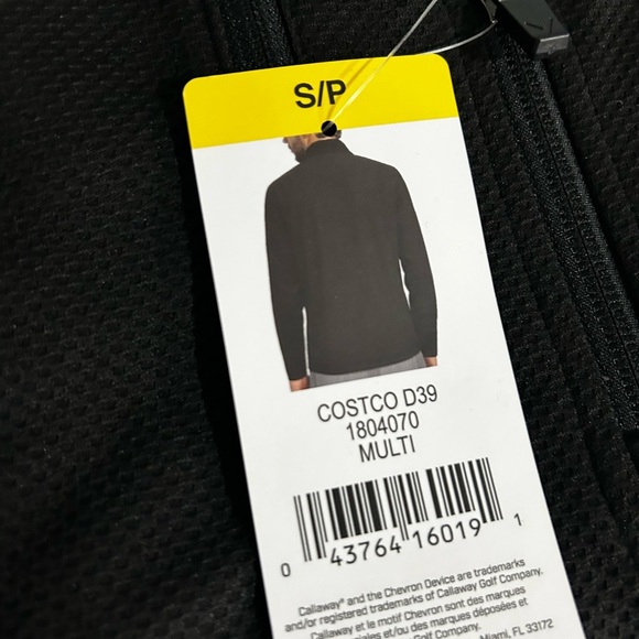 Callaway Black Zip-Up Jacket - Picture 2 of 4